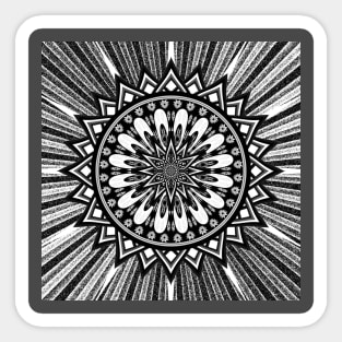 Sunshine mandala Sticker